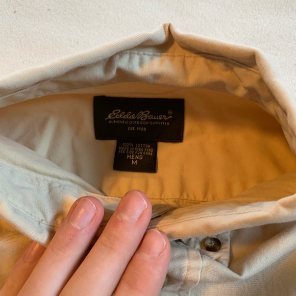 Eddie Bauer Men’s Button Down Size M - Picture 3 of 4